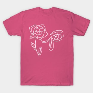 Eye Line Drawing T-Shirt